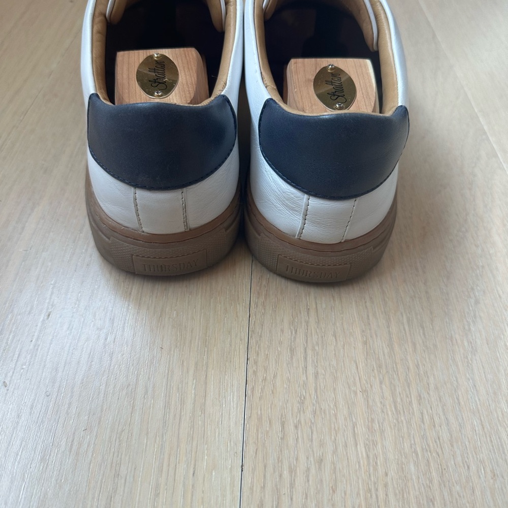 Thursday Boot Company White and Brown Men's Sneakers - Picture 4 of 6